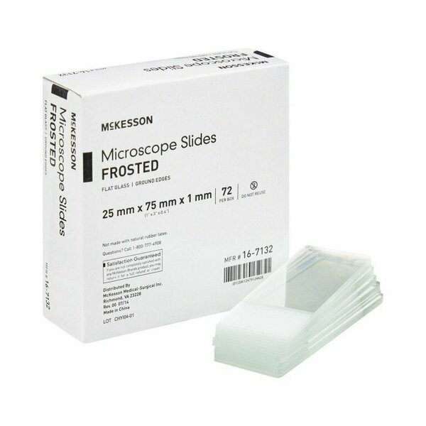 Mckesson Frosted Microscope Slide, 1 x 3 Inch, 1440PK 16-7132